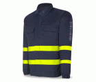 988CIAVAM Chaqueta IGNÍFUGO y ANTIESTÁTICO multinorma con cintas reflectantes. Algodón 260 gr.