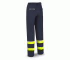 988PIAVAM Pantalón IGNÍFUGO y ANTIESTÁTICO multinorma con cintas reflectantes. Algodón 260 gr.