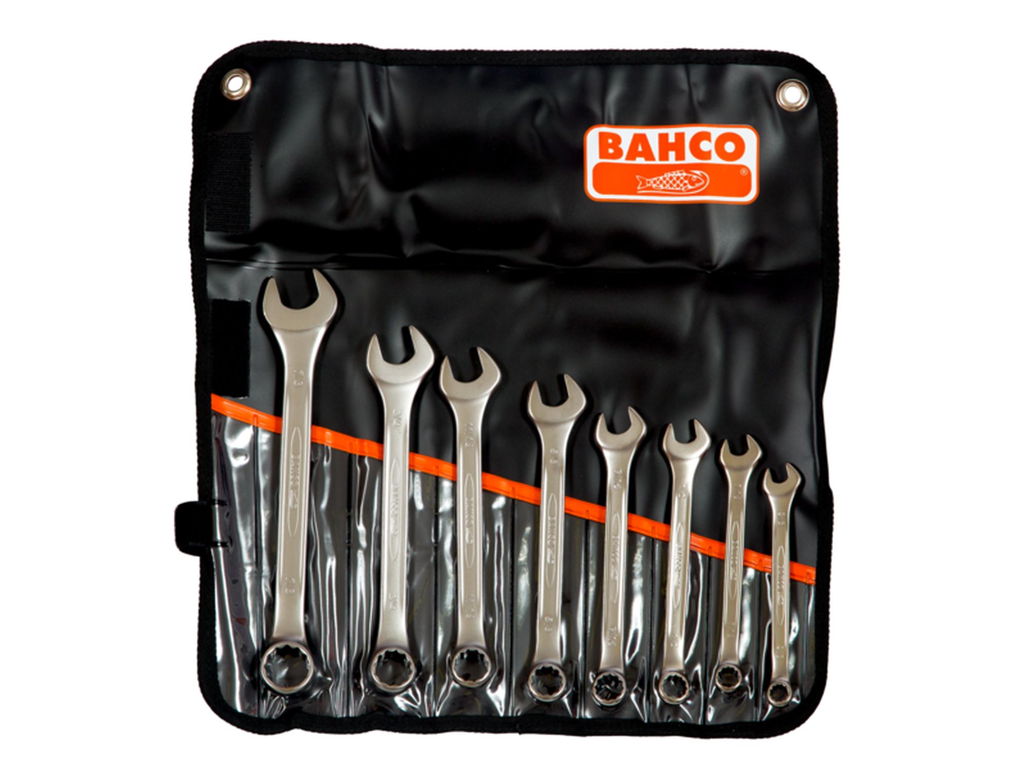 Juego de llaves combinadas en pulgadas (8 piezas/estuche)