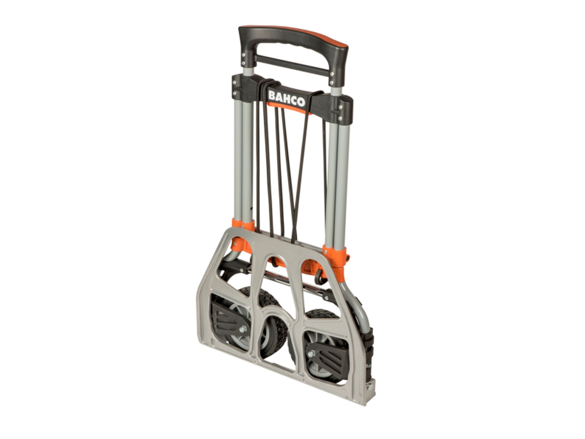 Carro de transporte plegable con bandeja de aluminio de 497 mm x 520 mm x 1077 mm