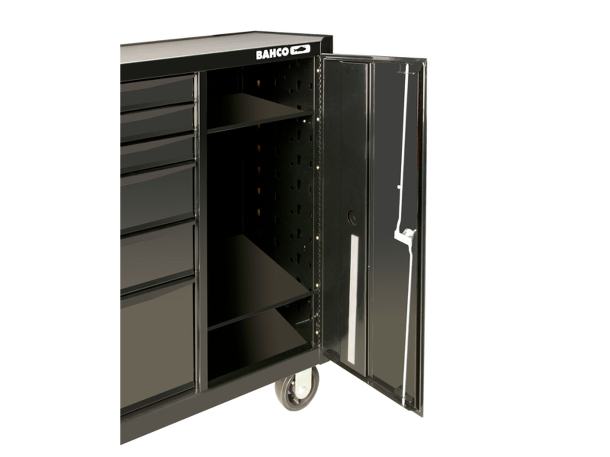 Bandeja ajustable de metal para armarios laterales, 470 mm x 10 mm x 310 mm