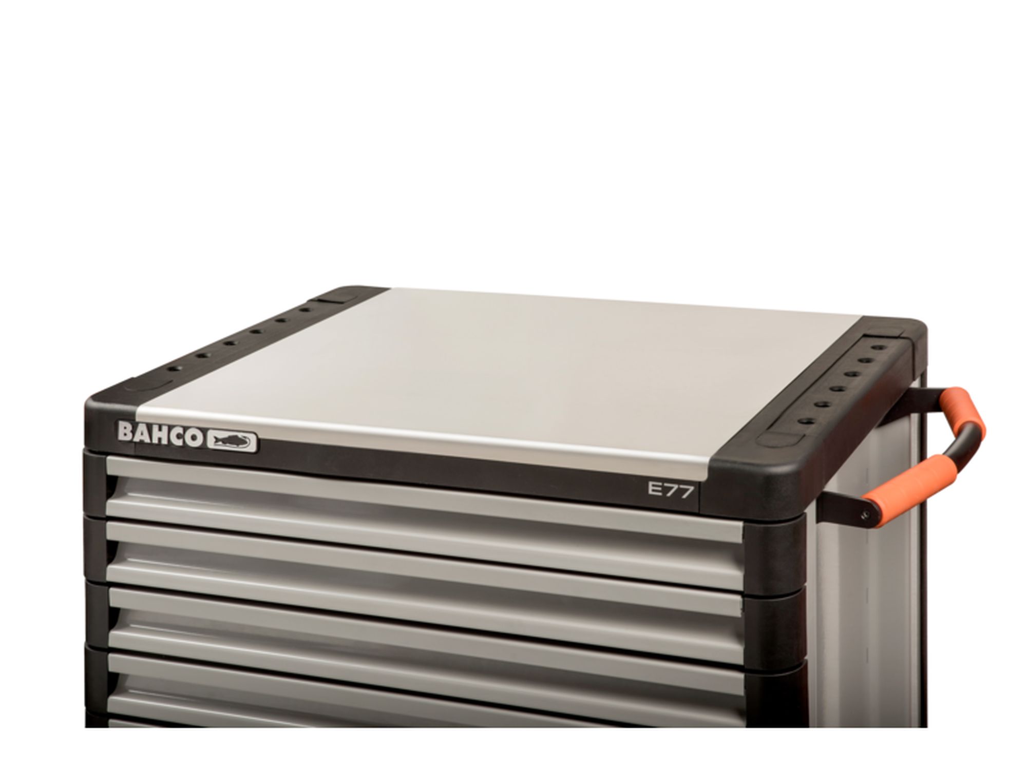 Parte central de la encimera de acero inoxidable para los carros HUB de almacenamiento 1477K y 1487K