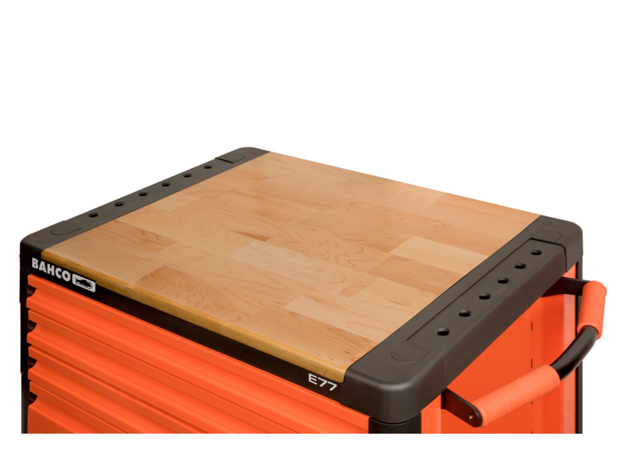 Parte central de la encimera de madera para los carros HUB de almacenamiento 1477K y 1487K