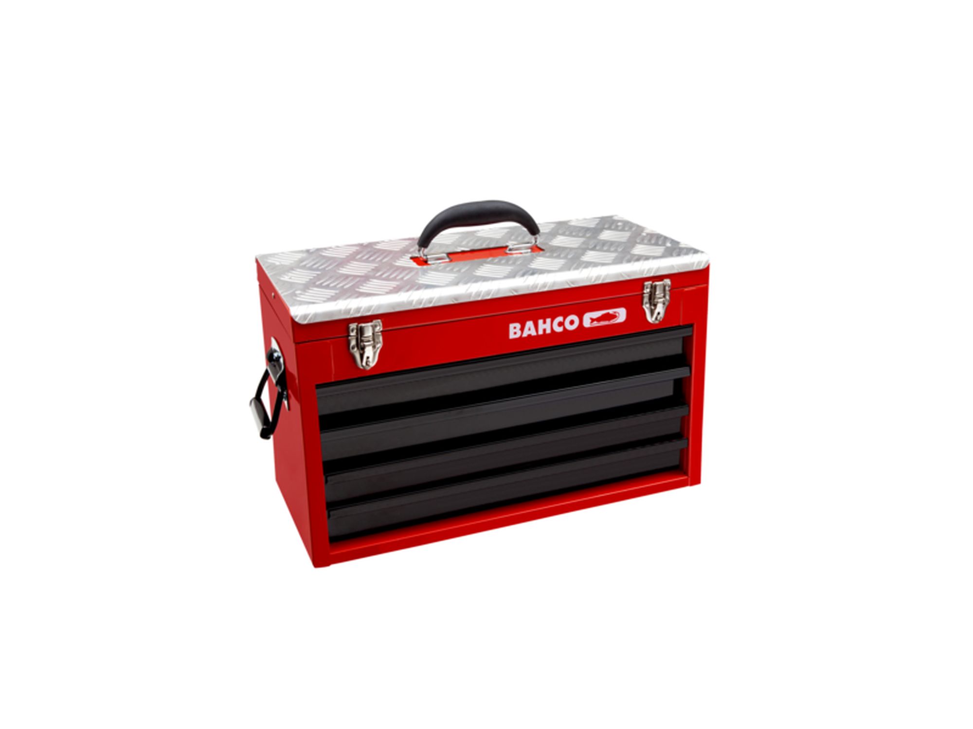 Caja de herramientas metálica para industria pesada con 4 cajones