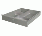Cajón con divisor para bancos de trabajo de 160 mm x 500 mm x 528 mm