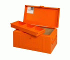 Caja metálica de albañil de 530 mm x 290 mm x 290 mm