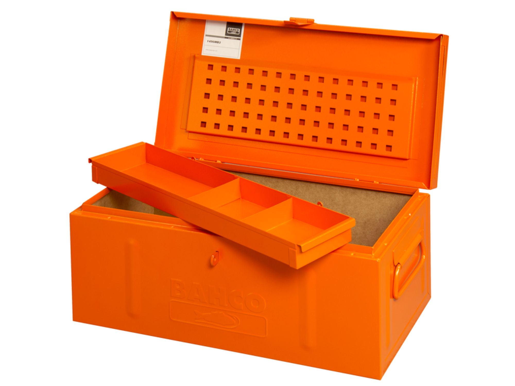 Caja metálica de albañil de 690 mm x 360 mm x 310 mm