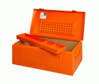 Caja metálica de albañil de 830 mm x 440 mm x 340 mm