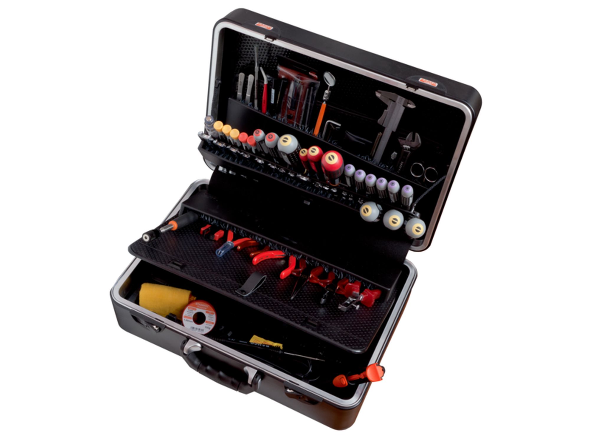 Composiciones de herramientas para mantenimiento general con maleta rígida: 109 piezas