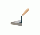 Paleta de albañil modelo catalán con mango de madera de 160 mm x 115 mm