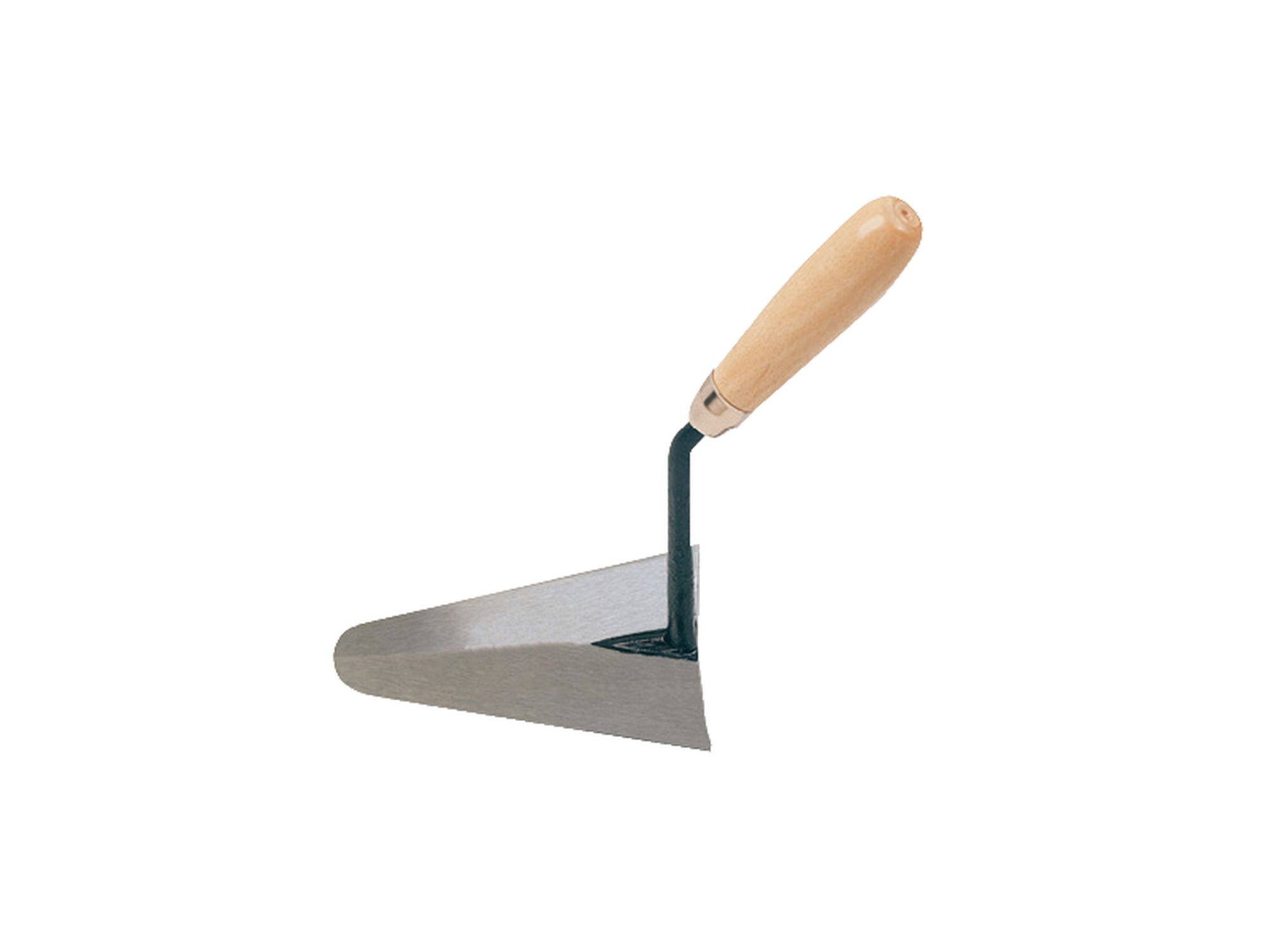 Paleta de albañil modelo catalán con mango de madera de 160 mm x 115 mm