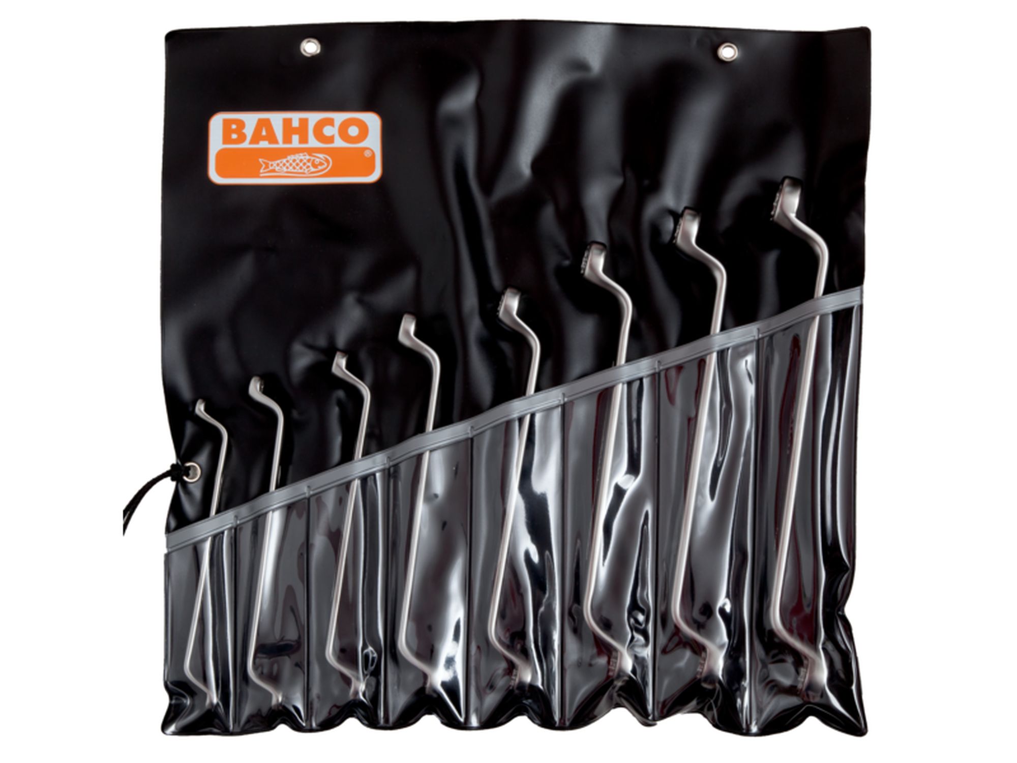 Juego de llaves de estrella de dos bocas extra-acodadas (8 piezas/estuche)