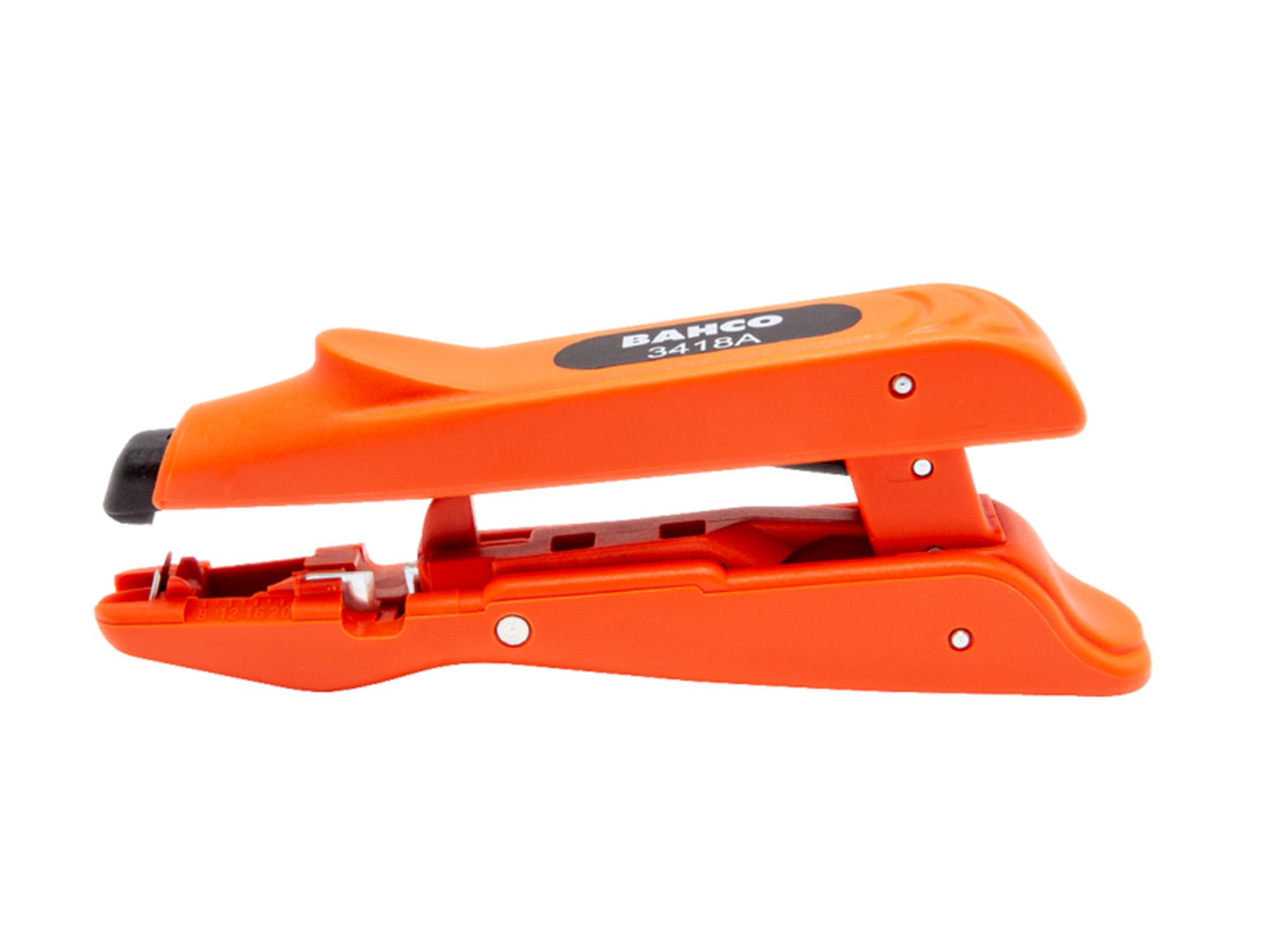 Alicates pelacables automáticos con cortacables diagonal y escala integrada de 0,5 a 6 mm