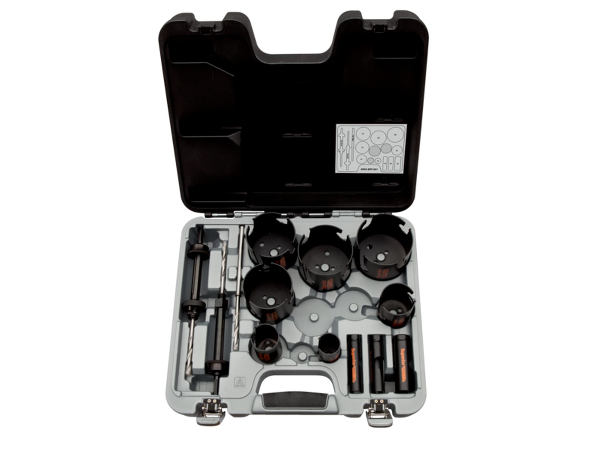 Juego de coronas de sierra multiconstrucción Superior™, 19 mm-86 mm: 13 unidades