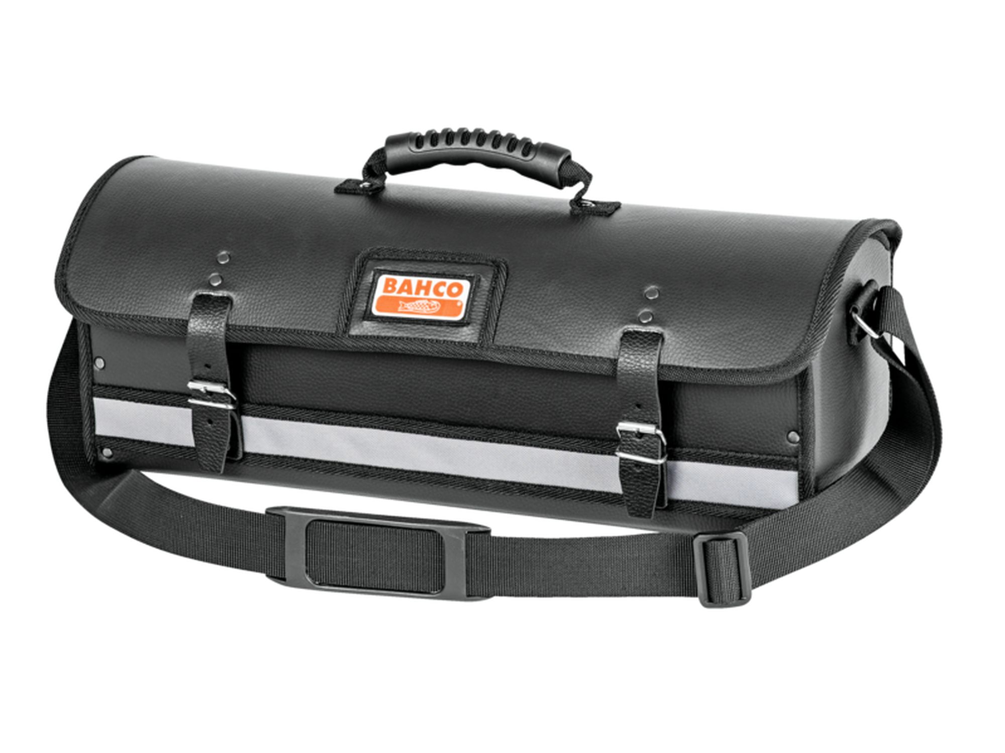 Caja de herramientas de cuero estilo tubo de 510 mm x 170 mm x 180 mm