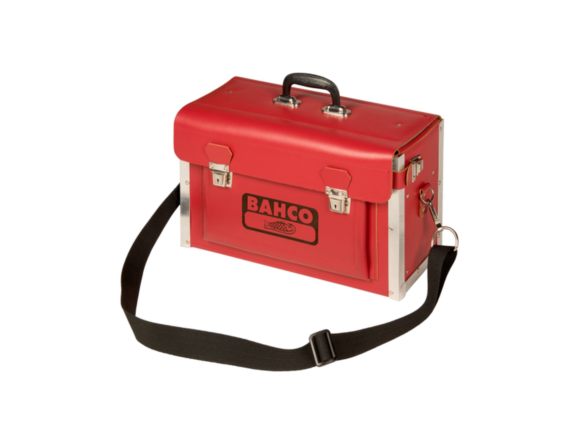 Caja de herramientas de cuero para electricistas de 445 mm x 200 mm x 285 mm