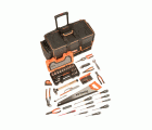 Composición de herramientas para mantenimiento con bolsa de tela y ruedas: 72 piezas