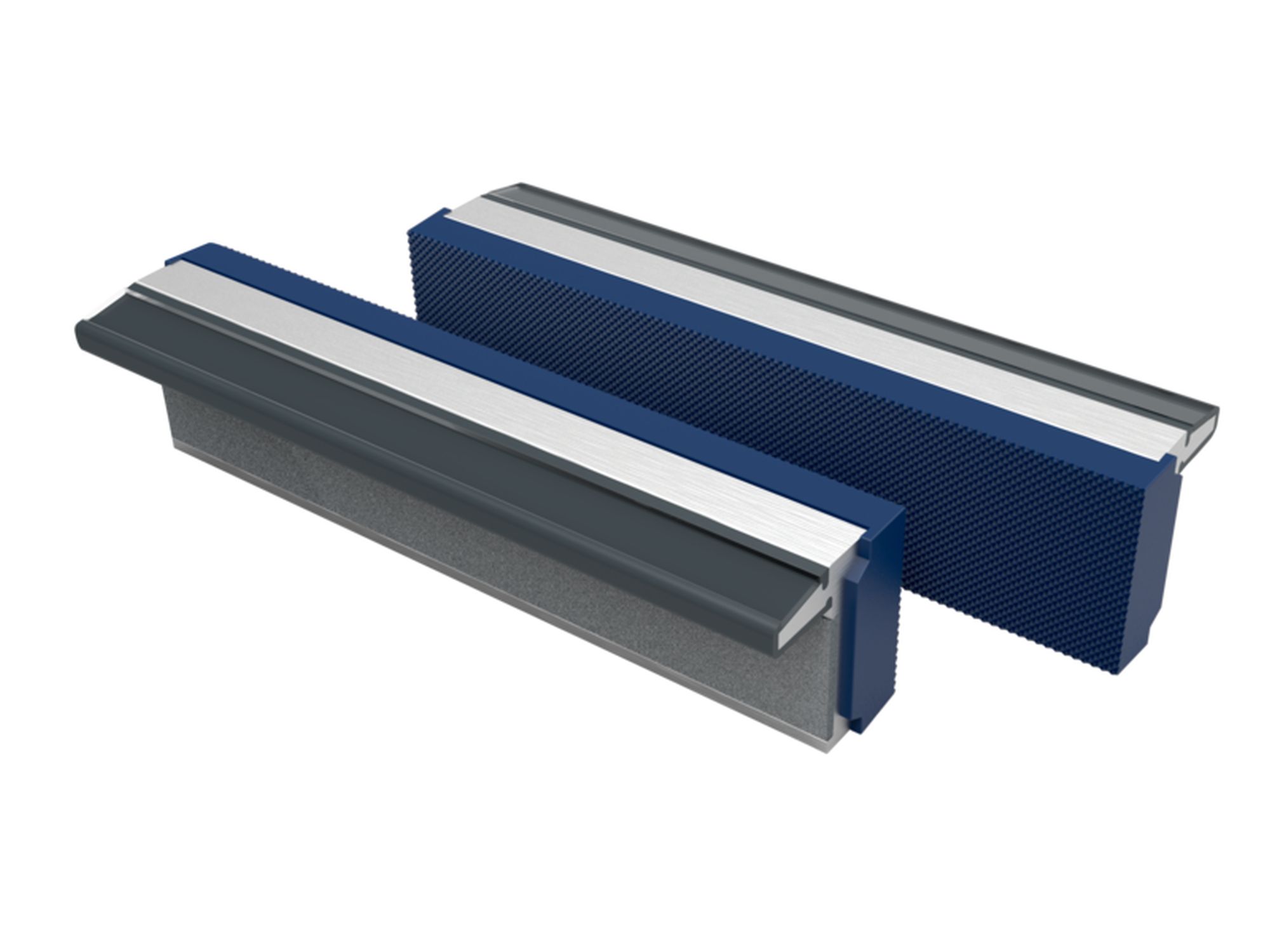 Par de mordazas magnéticas de poliuretano, 150 mm