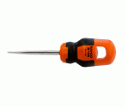 Puntero redondo BahcoFit con mango de goma Stubby (6 x 50, embalaje en blíster)