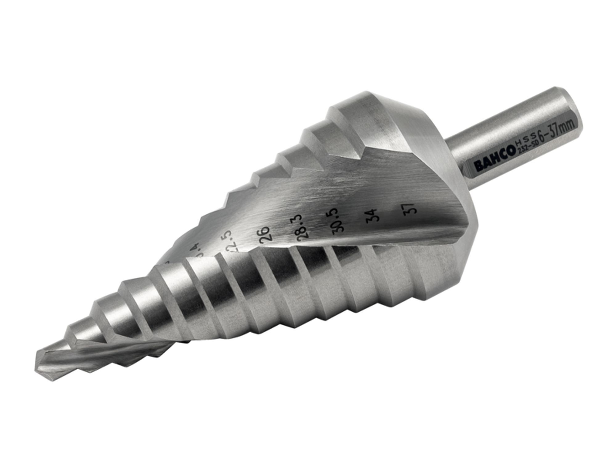 Broca escalonada para lámina de metal de 6 a 37 mm