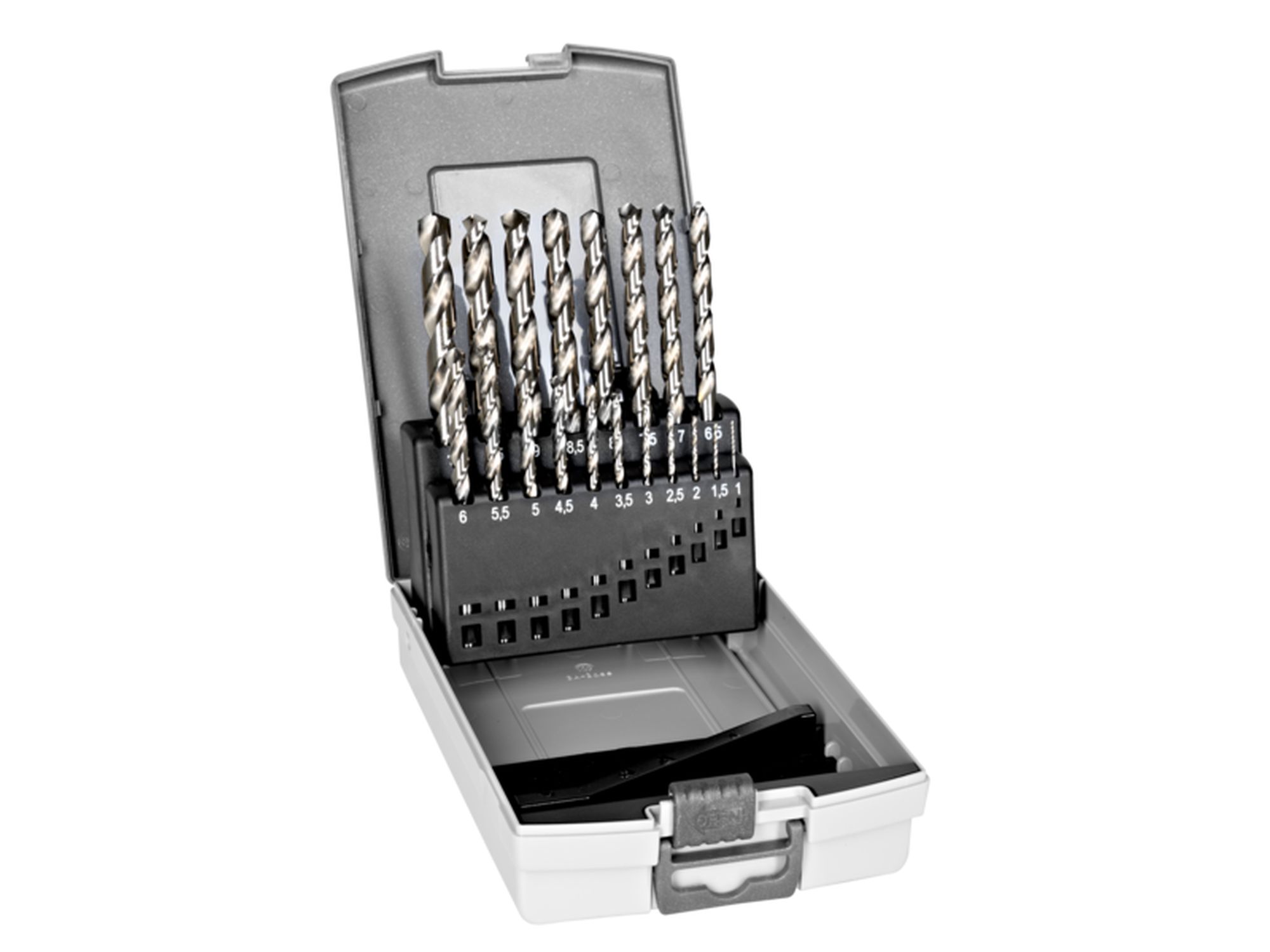 Juego de brocas HSS-G para metal (19 piezas)