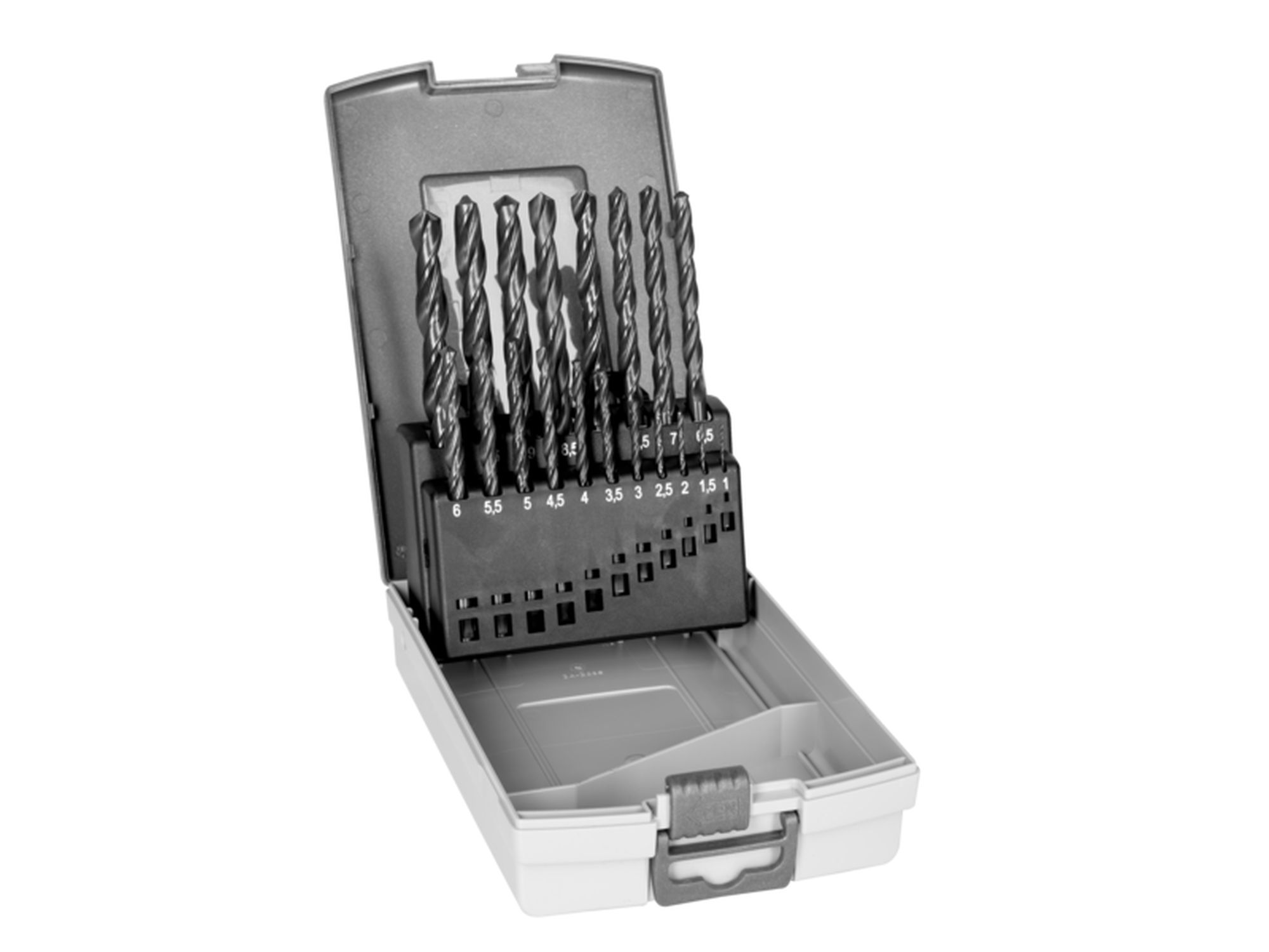 Juego de brocas HSS-R para metal (19 piezas)