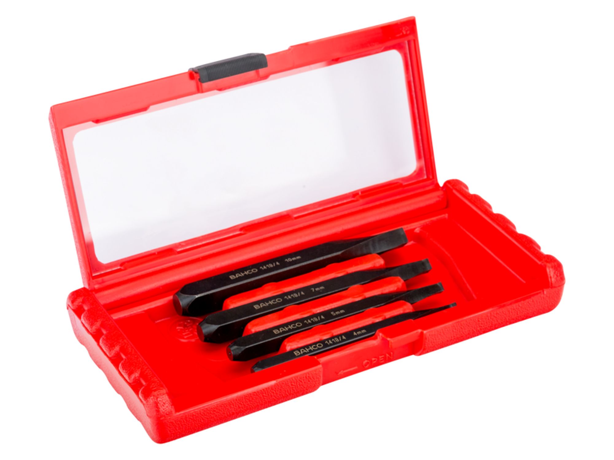 Juego de extractores de espárrago para tornillos y pernos rotos: 4 piezas