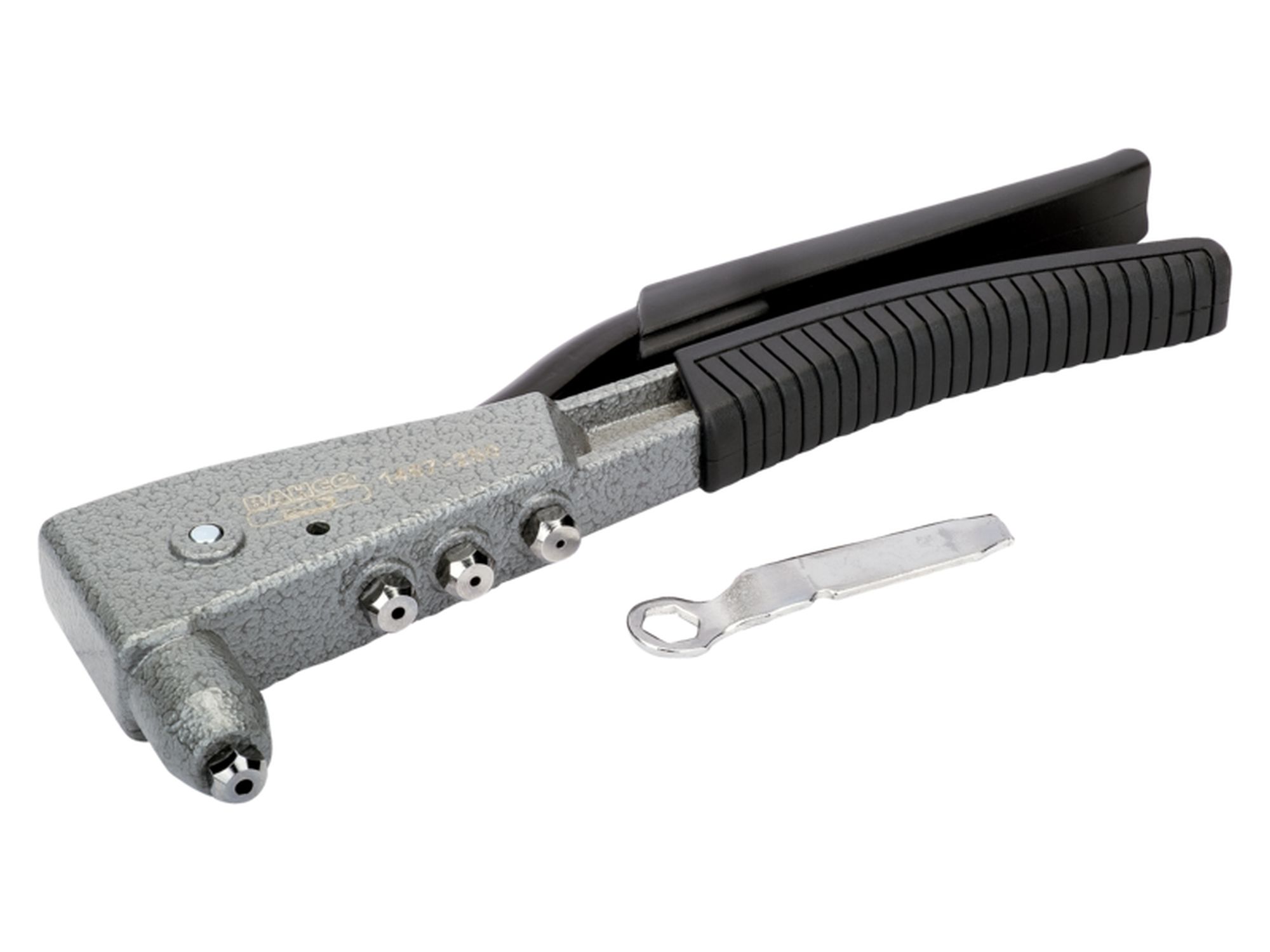 Remachadora manual con cabezas intercambiables, 255 mm