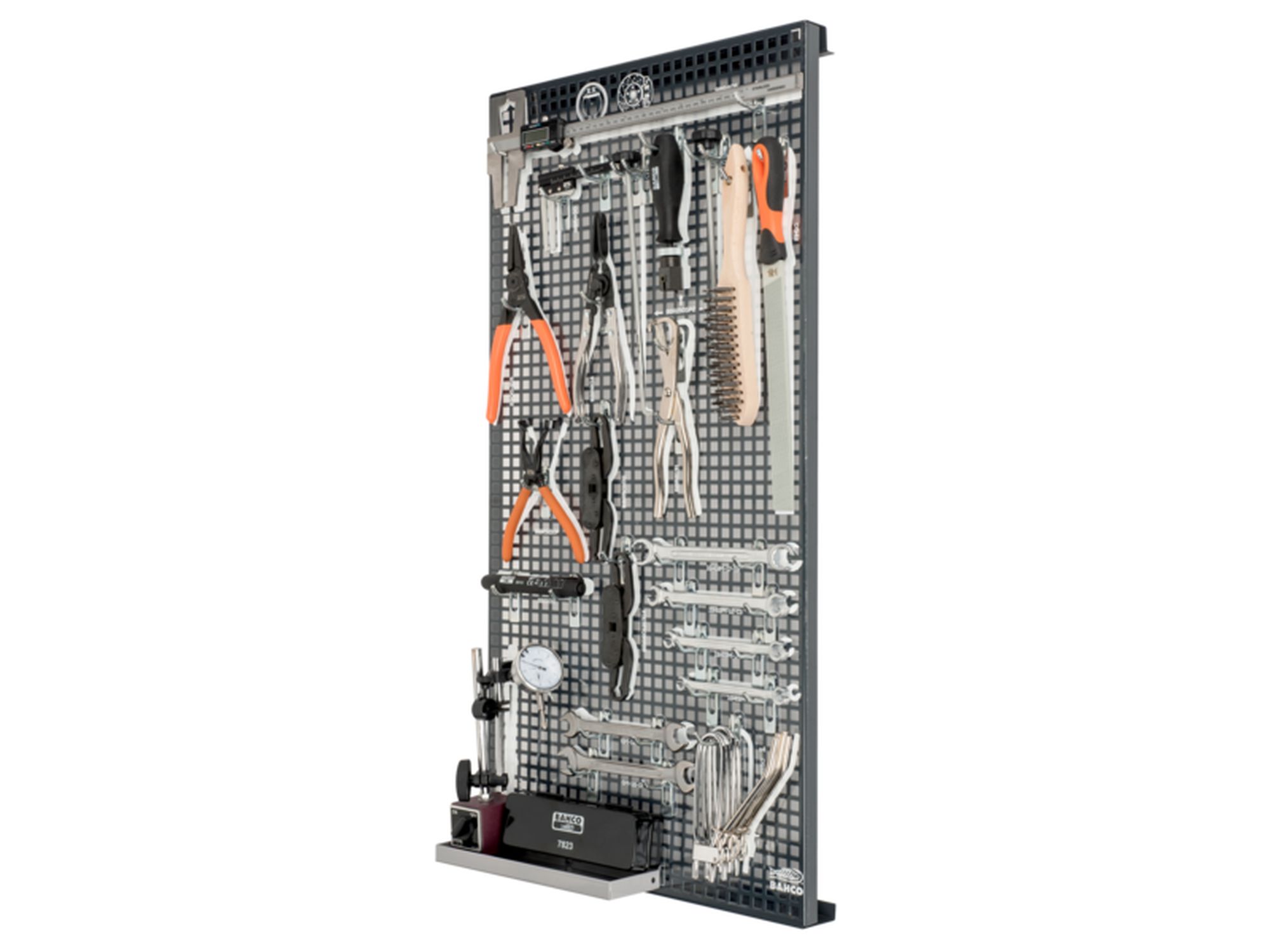 Wall or Bench Mount Cabinet with Shutter and Hooks