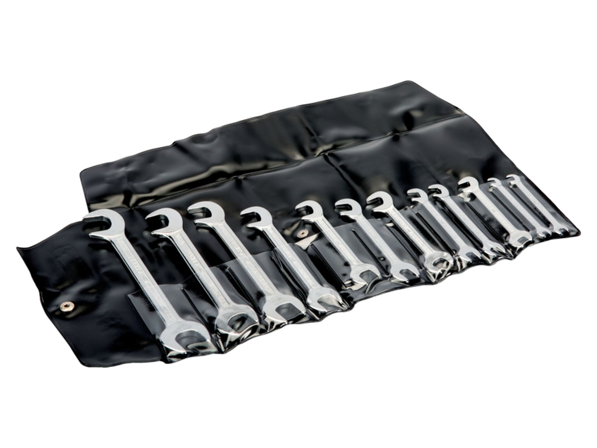 Juego de llaves fijas de dos bocas Lilliput en pulgadas (12 piezas/estuche)