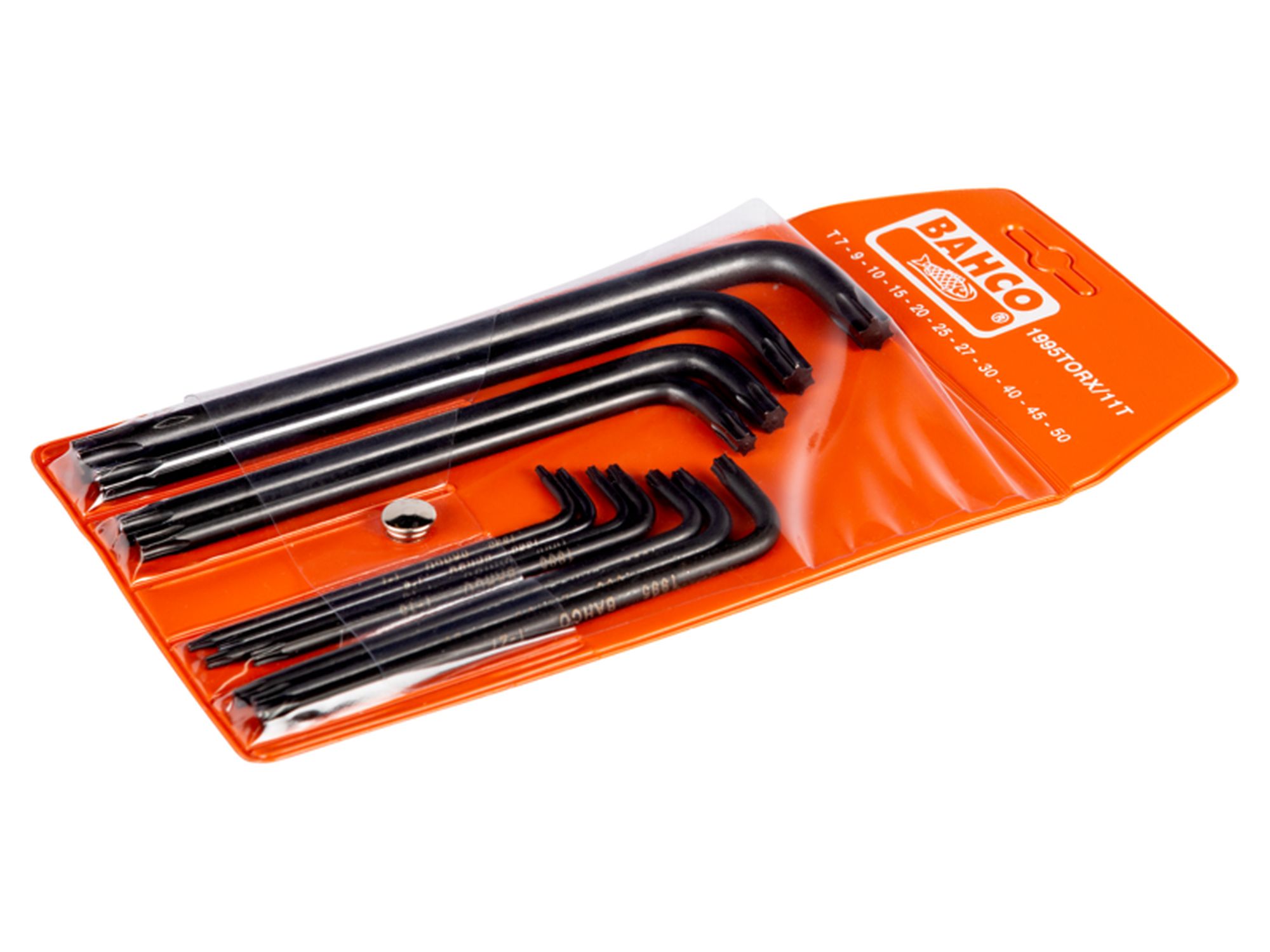 Juego de llaves tipo allen TORX® largas y fosfatadas, T7-T50: 11 piezas