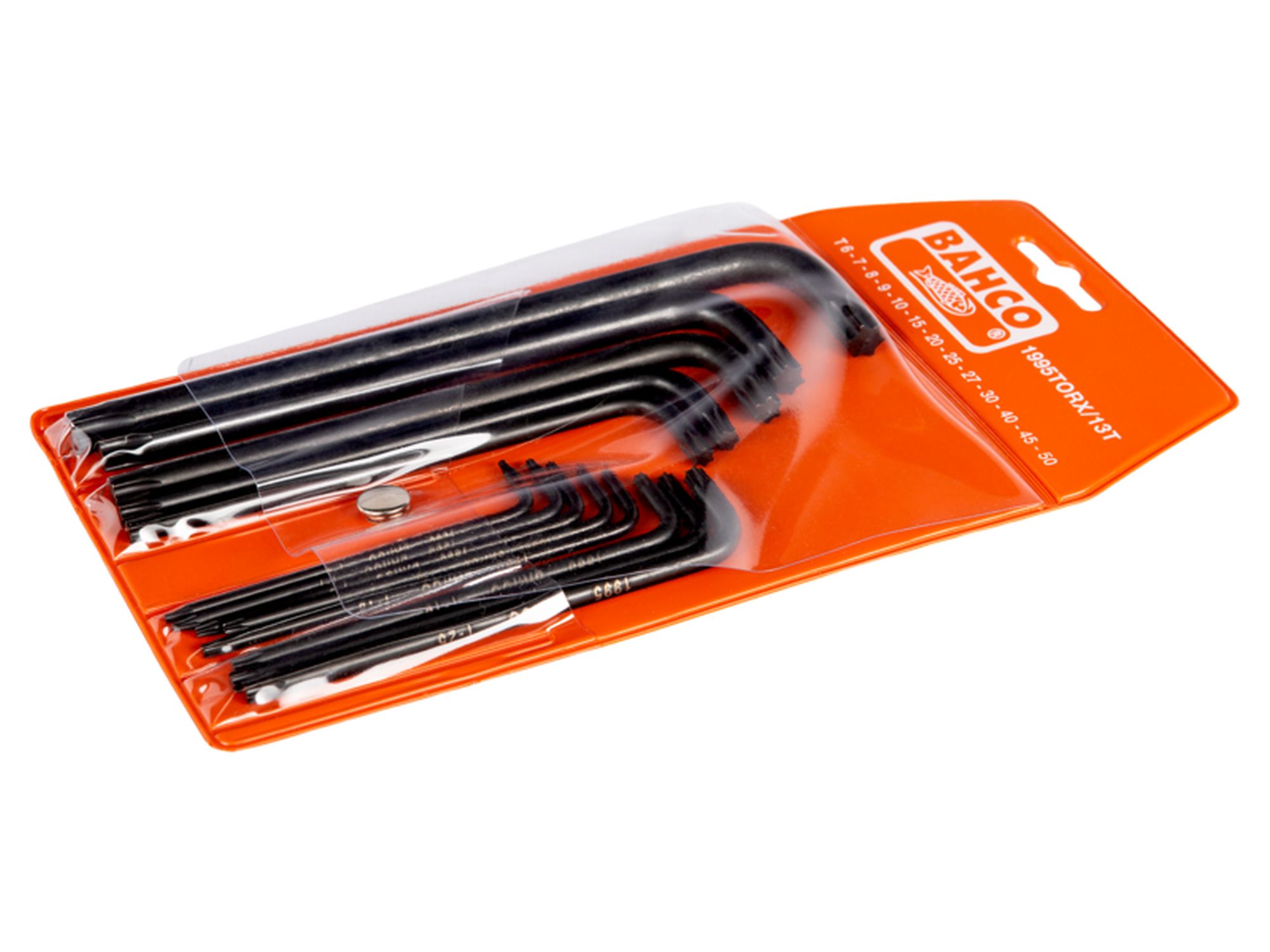 Juego de llaves tipo allen TORX® largas y fosfatadas, T6-T50: 13 piezas