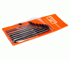 Juego de llaves tipo allen TORX® largas y fosfatadas, T10-T40: 7 piezas