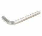 Llave hexagonal tipo allen hexagonal y métrica con acabado niquelado (4 x 74 mm)