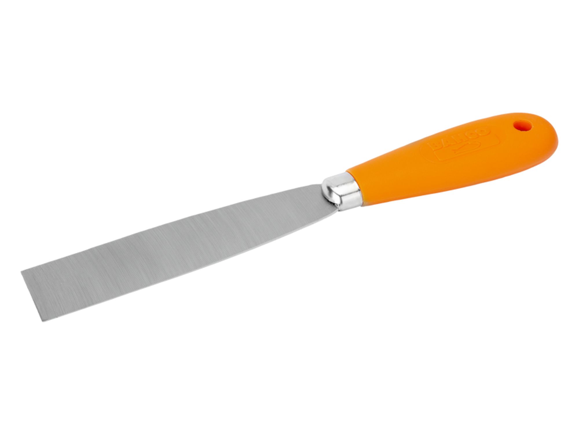 Rasqueta de pintor con hoja de acero al carbono y mango de plástico de 70 mm x 220 mm