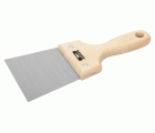 Espátula de emplastecer con hoja de acero al carbono y mango de madera de 160 mm x 235 mm