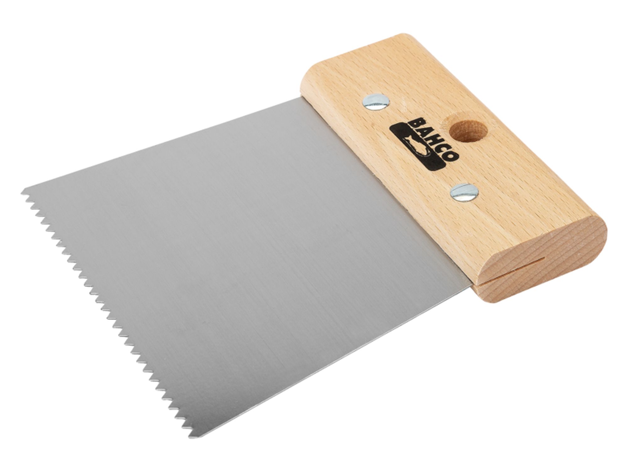 Espátula de encolar con dentado con forma triangular de 130 mm x 200 mm