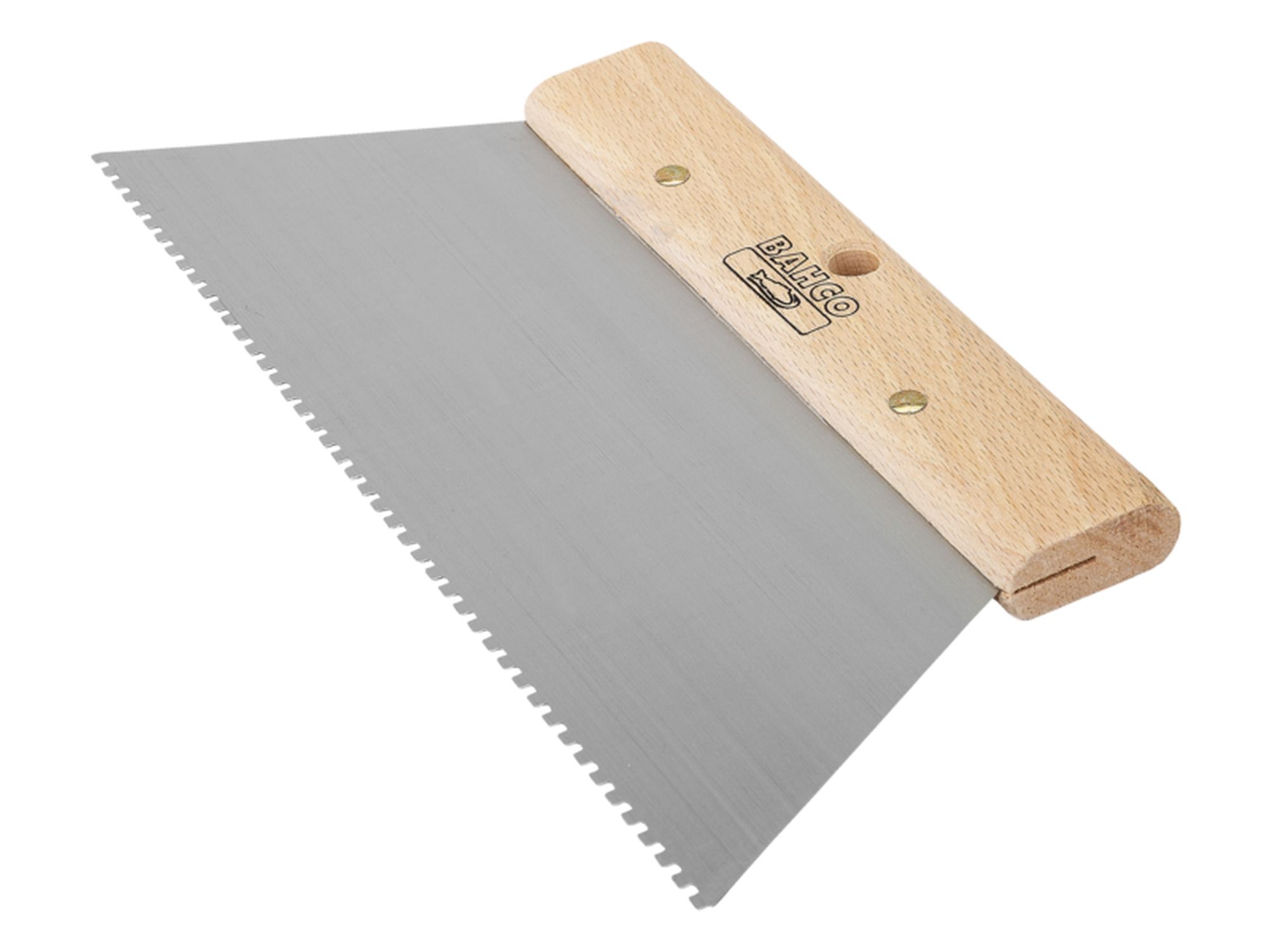 Espátula de encolar con dentado con forma rectangular de 130 mm x 200 mm