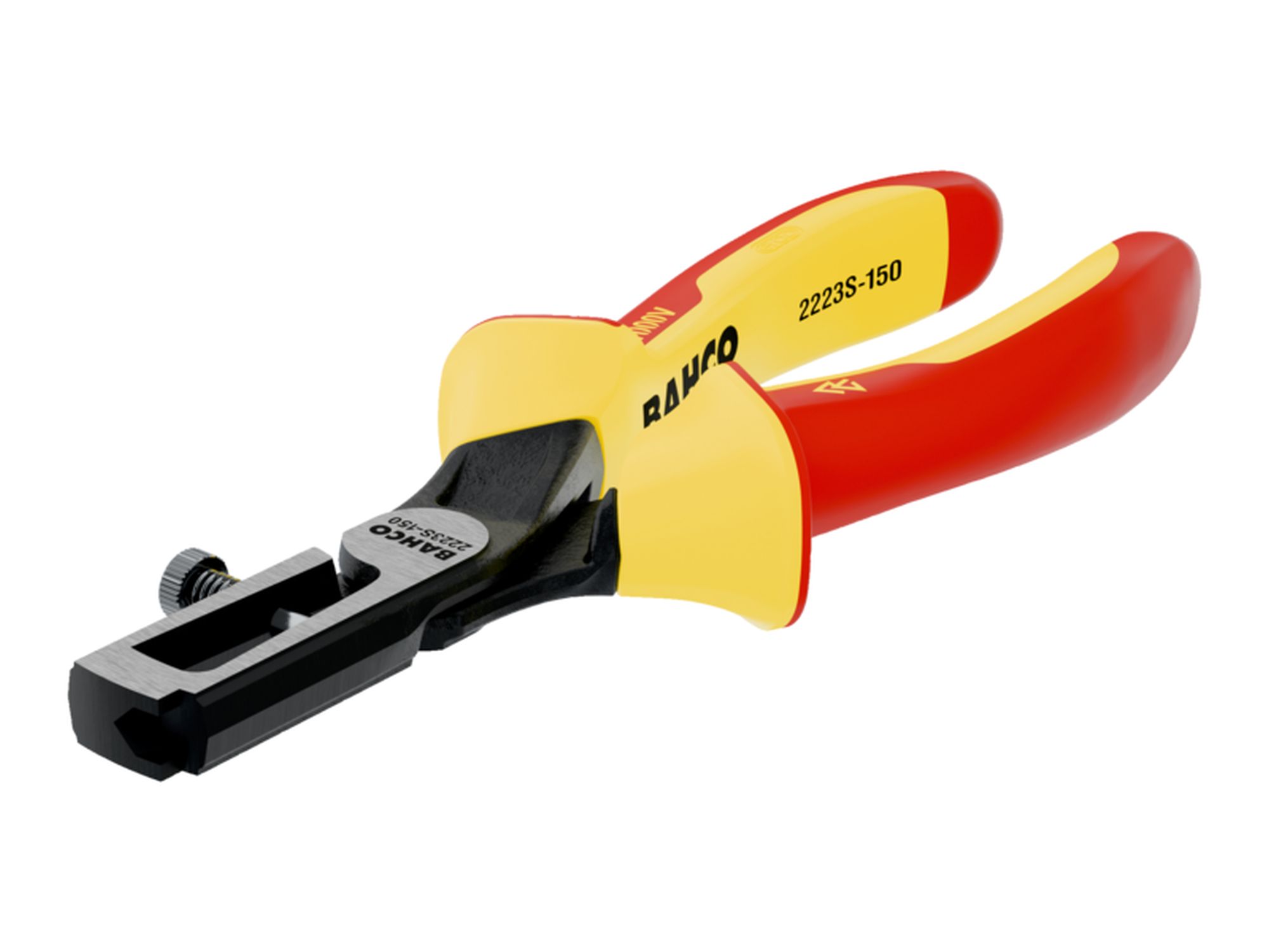 Alicate pelacables ERGO™ con mangos bi-materiales aislados (150 mm)