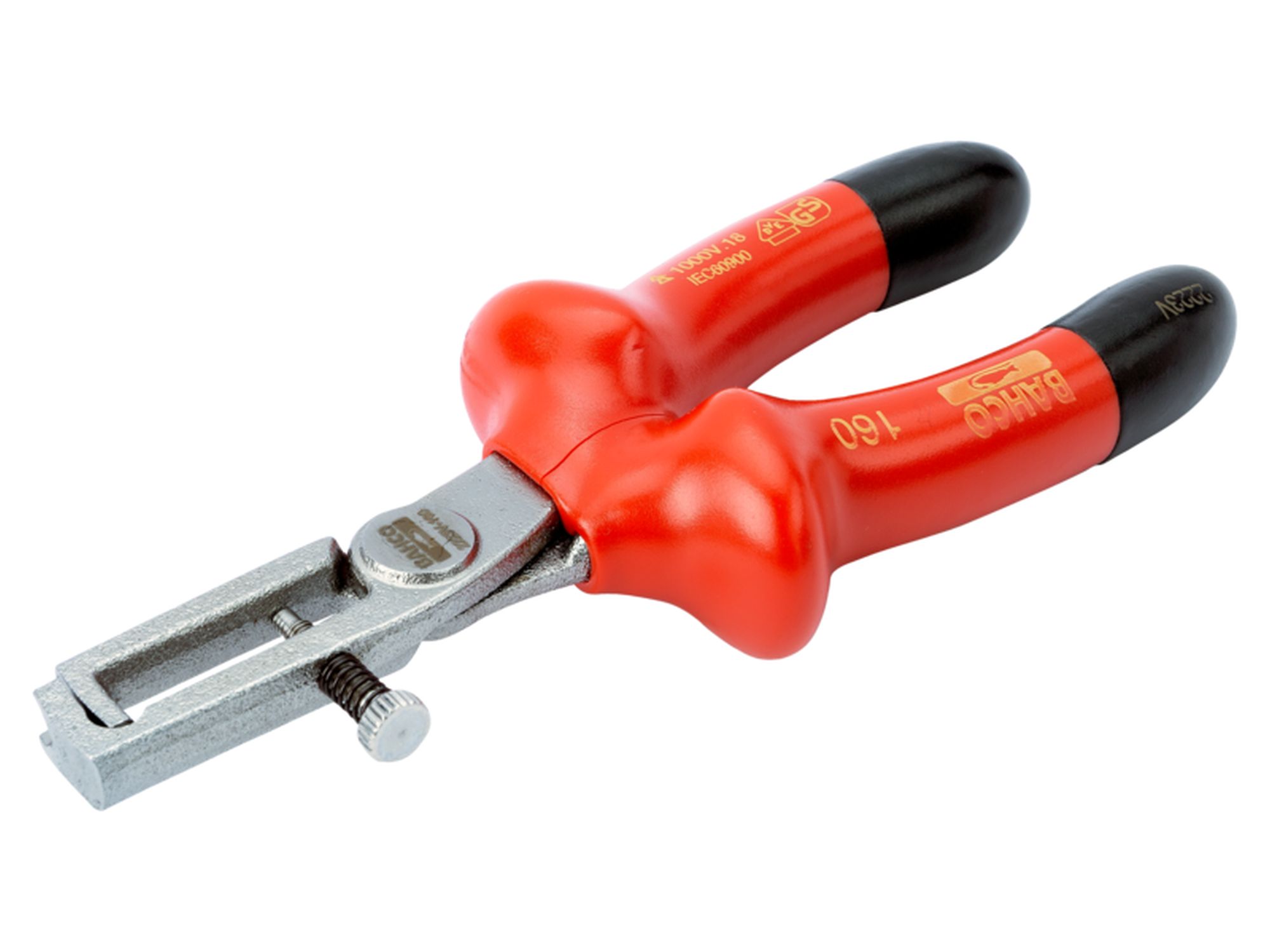 Alicates pelacables aislados VDE, 160 mm