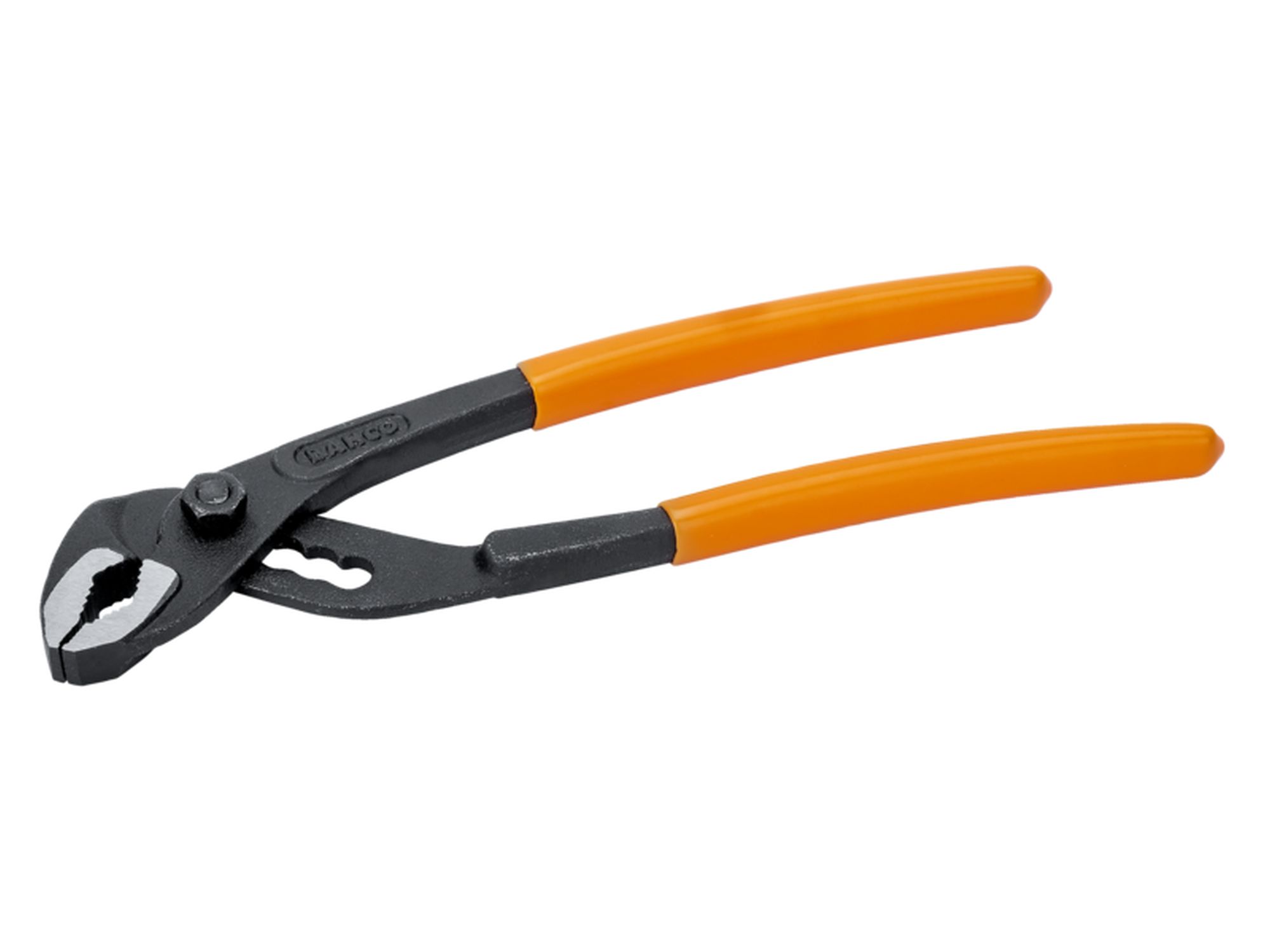 Alicates articulados de tornillo para bombas de agua, con mangos recubiertos de PVC y acabado fosfatado (192 mm)