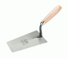 Paleta de albañil modelo norte con mango de madera de 180 mm x 115 mm