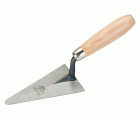 Paleta de albañil con hoja de punta redonda y mango de madera de 125 mm x 75 mm