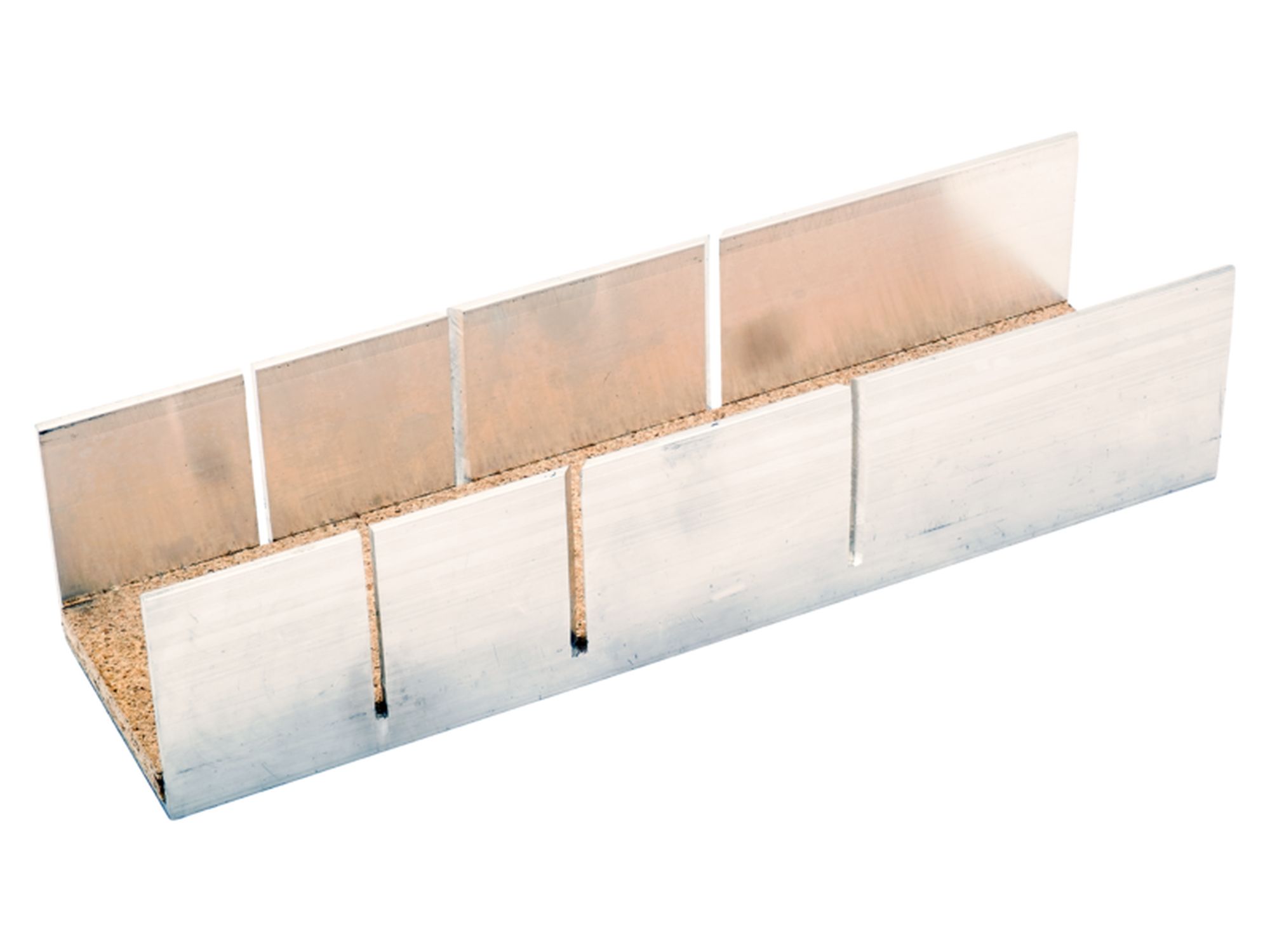 Inglete de aluminio, 245 mm x 100 mm x 30 mm