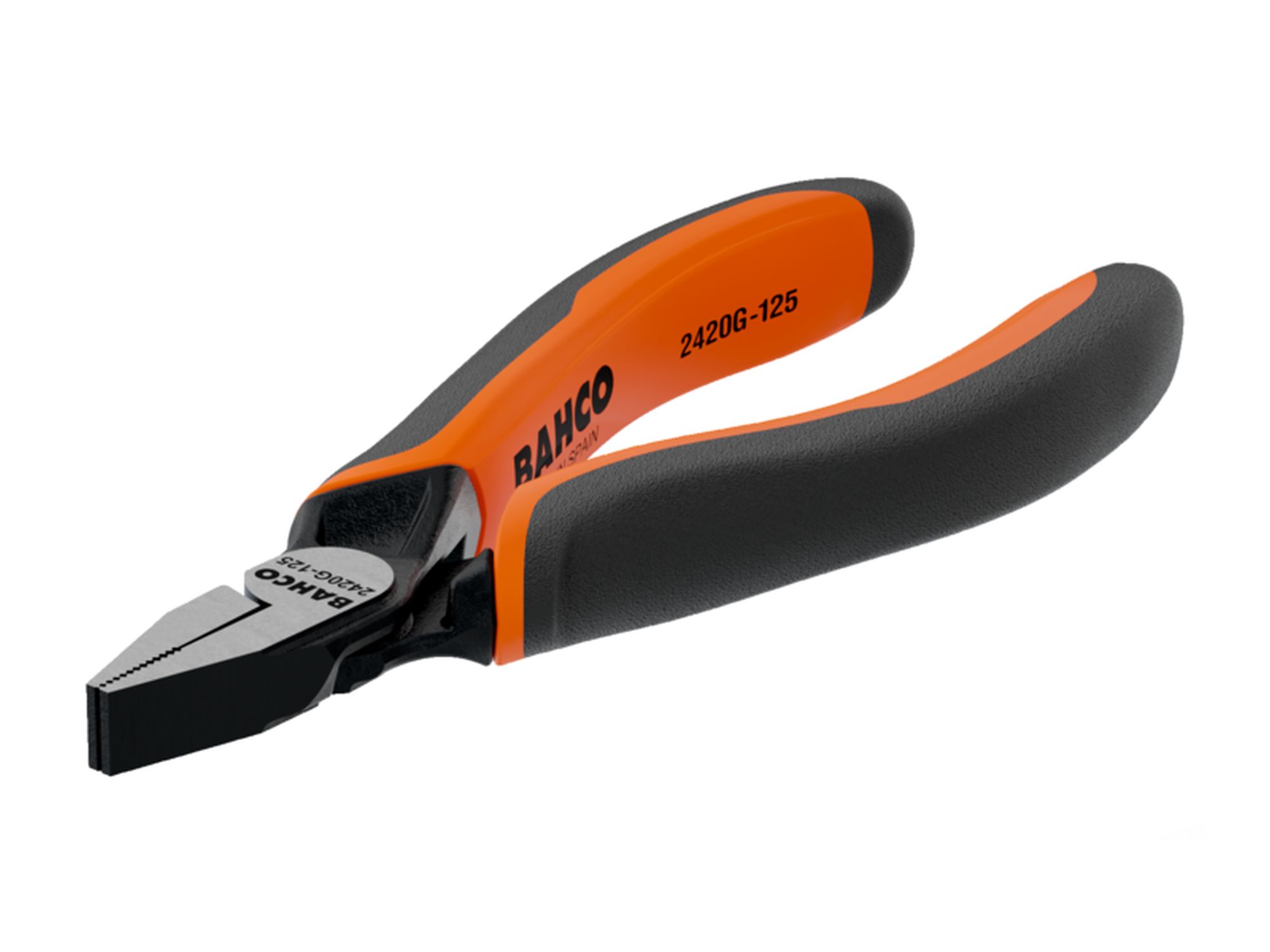 Alicates ERGO™ de boca plana y cabeza corta, con mangos bi-materiales (125 mm)