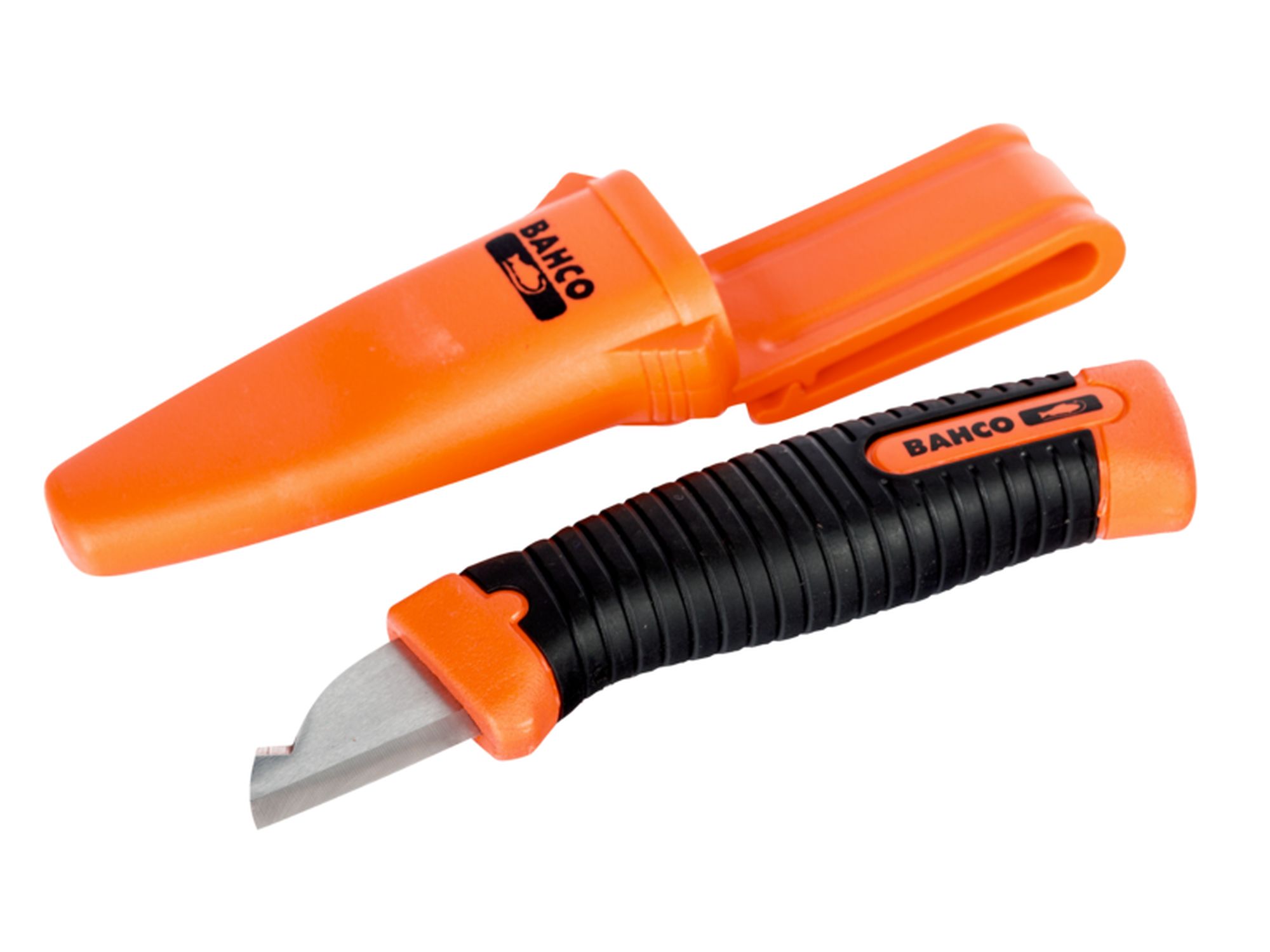 Cuchillo pelacables de electricista de dos manos