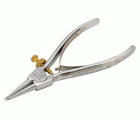 Alicates para arandelas exteriores con mordazas rectas y acabado cromado (19-60 mm)