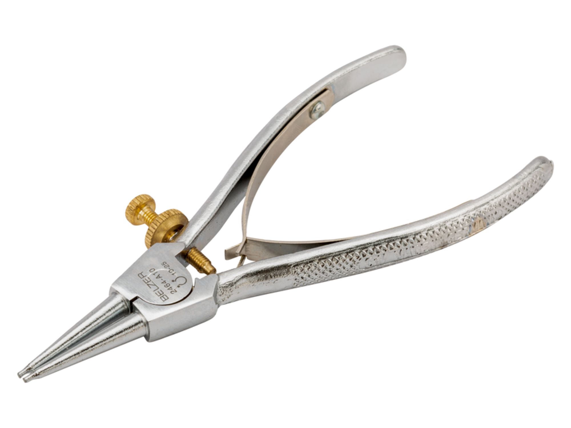 Alicates para arandelas exteriores con mordazas rectas y acabado cromado (19-60 mm)