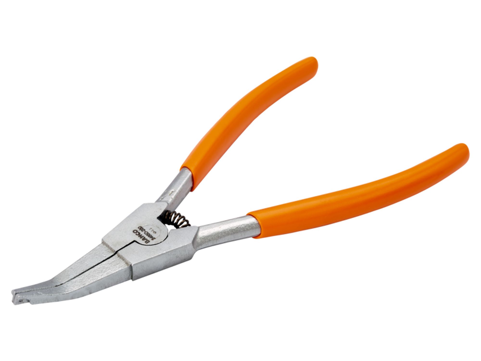 Alicates de arandelas ejes exteriores con acabado cromado niquelado y mangos recubiertos de PVC (200 mm)