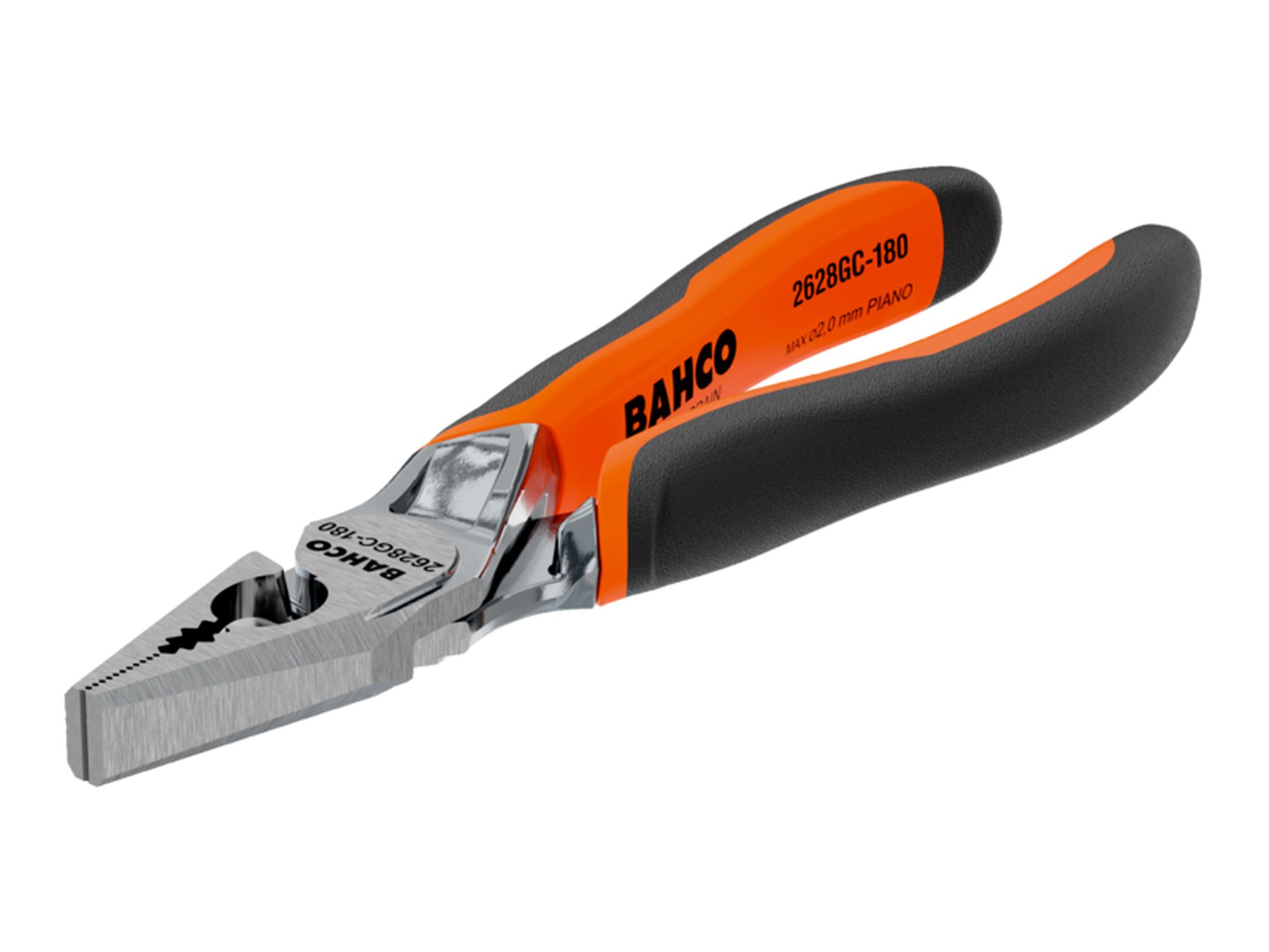 Alicates ERGO™ universales cromados, con mangos bi-materiales (200 mm) Embalaje industrial